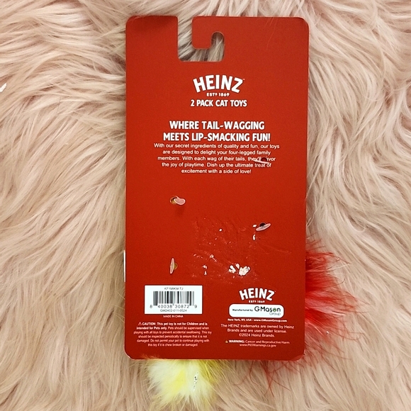 New Listing!! Brand New G MASON GROUP HEINZ Cat Toy-2CT. - Picture 2 of 4